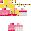 Classic skin: raw texture render