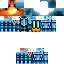 Blue skin: raw texture render