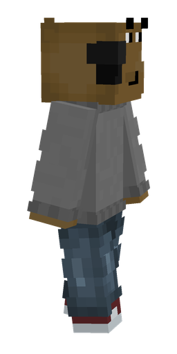 Blue skin: body, right side render