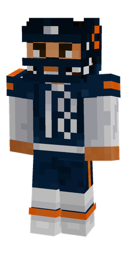 Black skin: body, front render