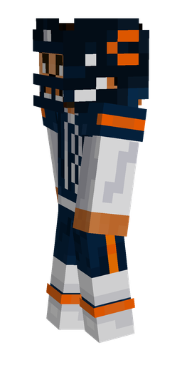 Black skin: body, left side render