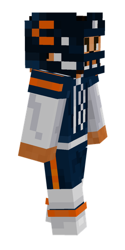 Black skin: body, right side render