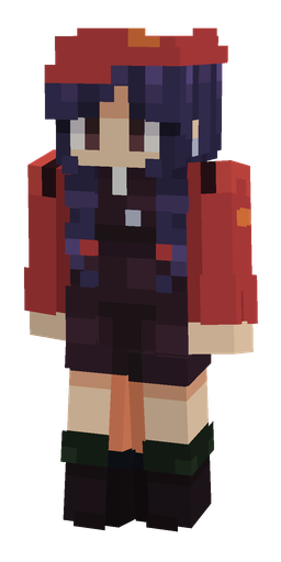 Blue skin: body, front render