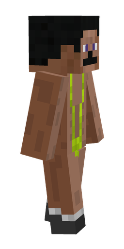 Black skin: body, right side render