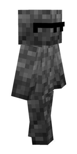 Black skin: body, right side render