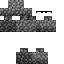 Black skin: raw texture render