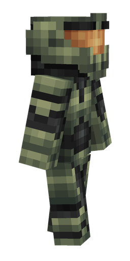 Black skin: body, right side render