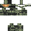 Black skin: raw texture render