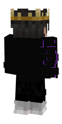 Black skin: body, back render