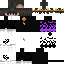 Black skin: raw texture render