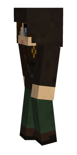 Black skin: body, left side render