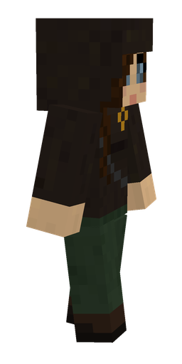 Black skin: body, right side render