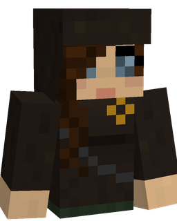Black skin: bust render