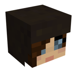 Black skin: head render
