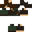Black skin: raw texture render