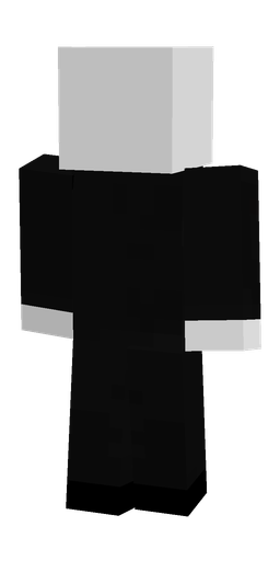 Black skin: body, back render
