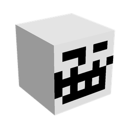 Black skin: head render