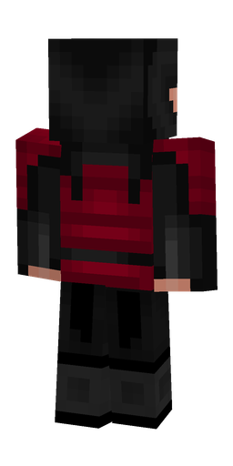 Black skin: body, back render