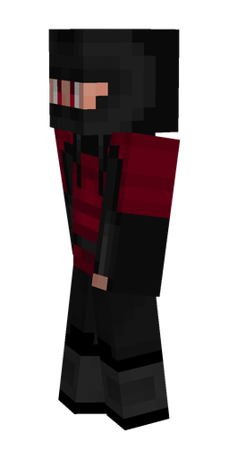 Black skin: body, left side render