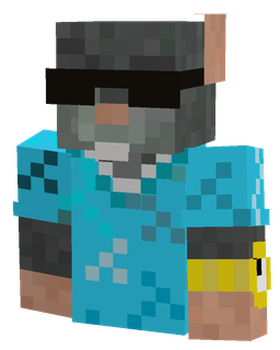 Black skin: bust render