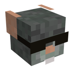 Black skin: head render