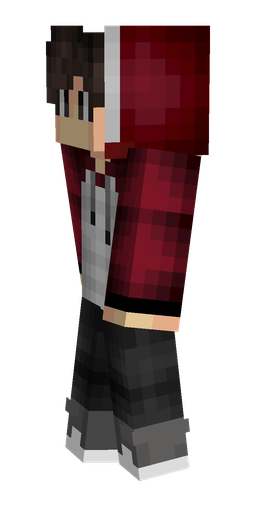 Black skin: body, left side render