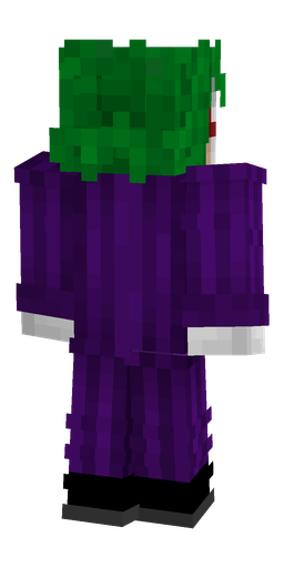 Black skin: body, back render