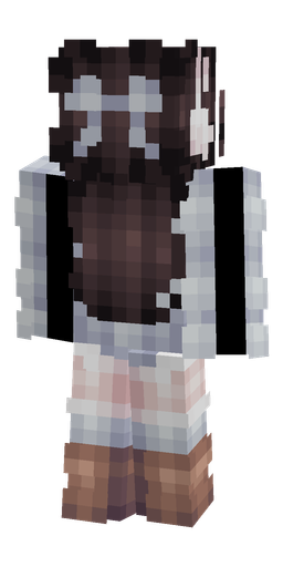 Blue skin: body, back render