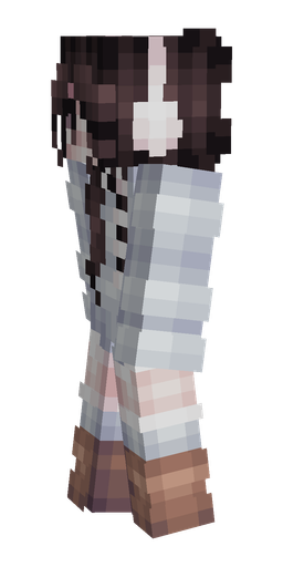 Blue skin: body, left side render