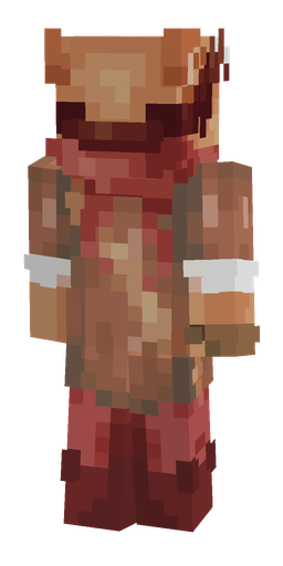 Orange skin: body, back render