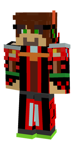 Black skin: body, front render