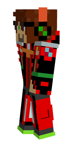 Black skin: body, left side render