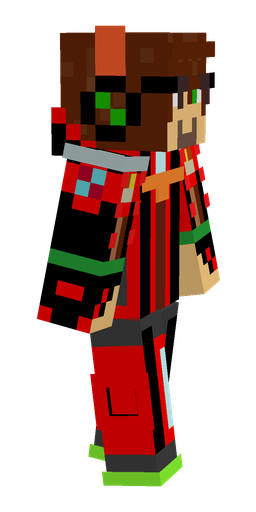 Black skin: body, right side render