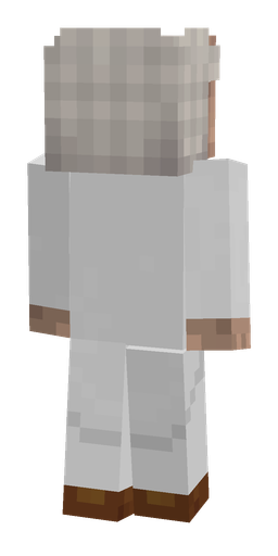 Orange skin: body, back render