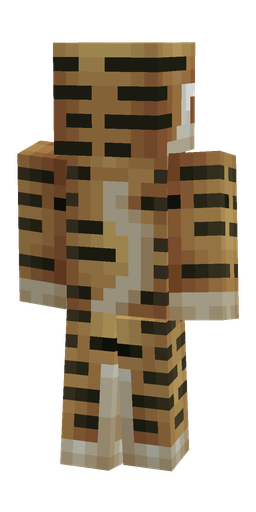 Brown skin: body, back render