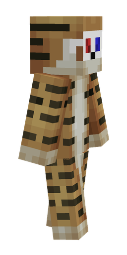 Brown skin: body, right side render
