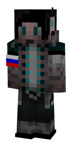 Black skin: body, front render