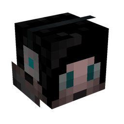 Black skin: head render