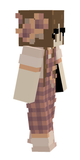 Brown skin: body, right side render