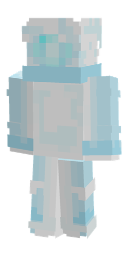 Blue skin: body, front render