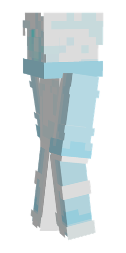 Blue skin: body, left side render