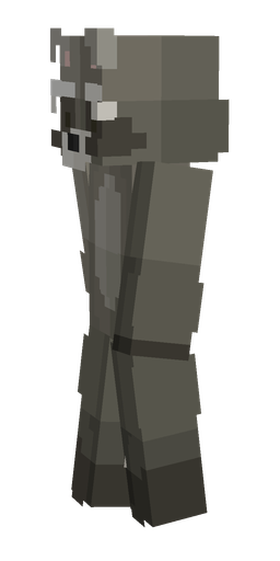 Black skin: body, left side render