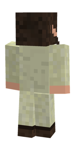 Brown skin: body, back render