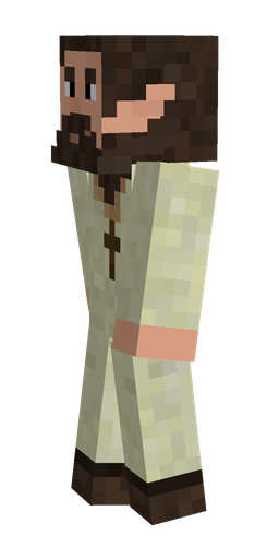 Brown skin: body, left side render