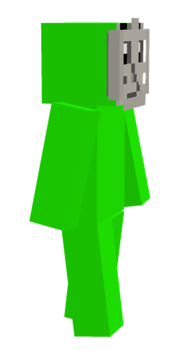 Green skin: body, right side render