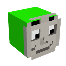 Green skin: head render