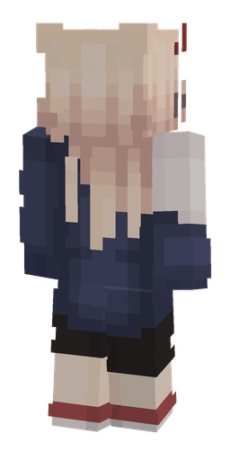 Black skin: body, back render