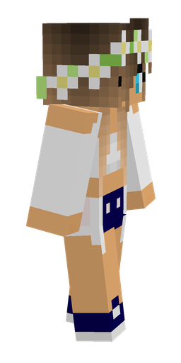 Brown skin: body, right side render