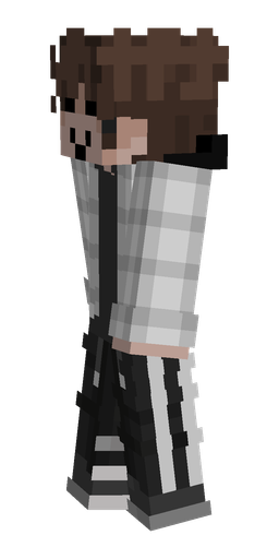 Black skin: body, left side render