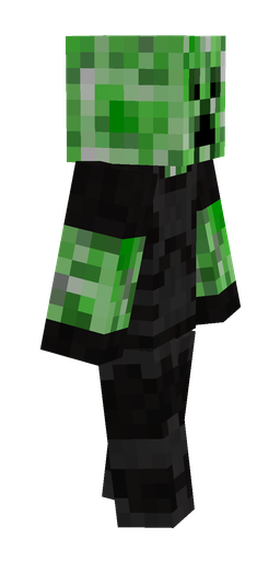 Black skin: body, right side render
